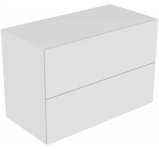 Keuco Edition 11 Credenza 31325, 2 cassettoni, 1050 x 700 x 700 x 535 mm, Corpo/fronte: Ve...