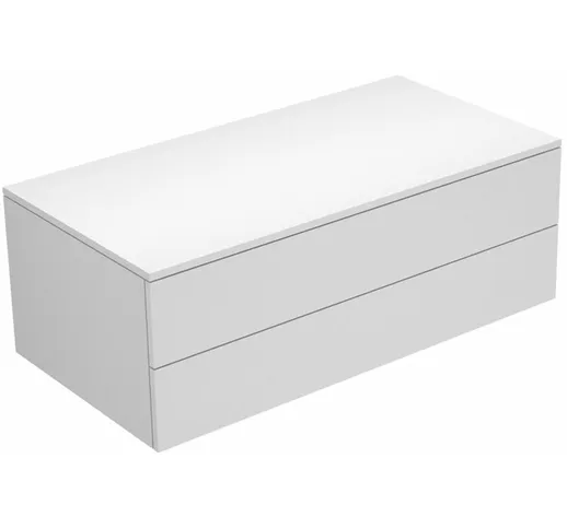 Keuco Edition 400 Credenza 31752, 2 estraibili, 1050 x 382 x 535 mm, Corpo/fronte: Vernice...