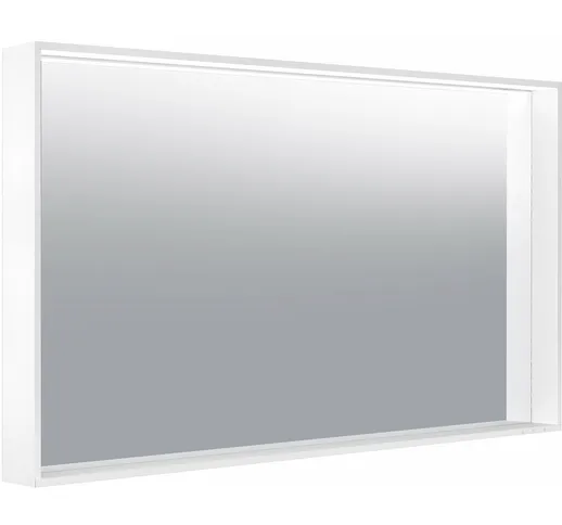 Keuco X-Line specchio illuminato 33296, 1 colore della luce, 3000 Kelvin, 1200 x 700 x 700...