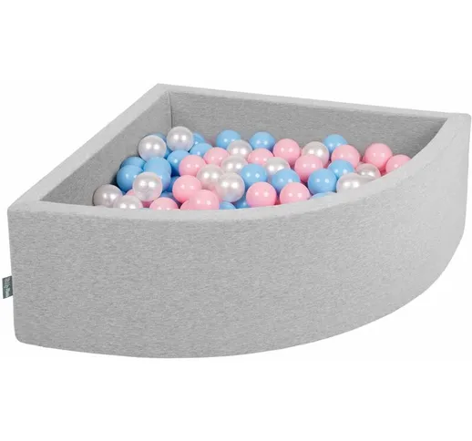 90X30cm/200 Palline Piscina Di Palline Colorate ?7Cm Per Bambini Quarto Angolare In EU, Gr...