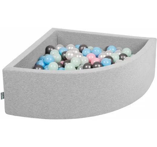 90X30cm/200 Palline Piscina Di Palline Colorate ?7Cm Per Bambini Quarto Angolare In EU, Gr...