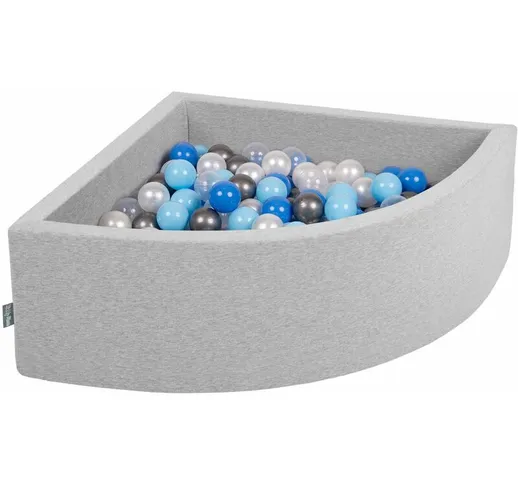 90X30cm/200 Palline Piscina Di Palline Colorate ?7Cm Per Bambini Quarto Angolare In EU, Gr...