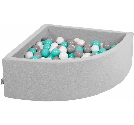 90X30cm/200 Palline Piscina Di Palline Colorate ?7Cm Per Bambini Quarto Angolare In EU, Gr...