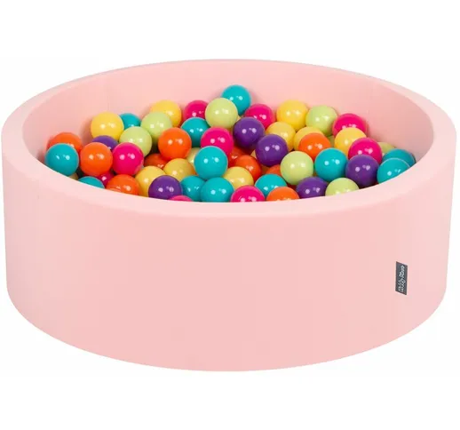 90X30cm/300 Palline ? 7CM Piscina Di Palline Colorate Per Bambini Tondo Fabbricato In EU,...