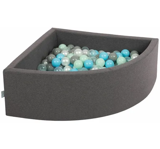 90X30cm/300 Palline Piscina Di Palline Colorate ∅7Cm Per Bambini Quarto Angolare In eu, Gr...