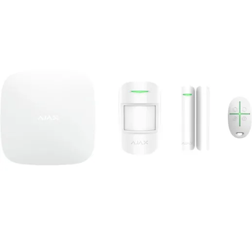 Kit Base Ajax Hub Bianca Wireless 2g ethernet