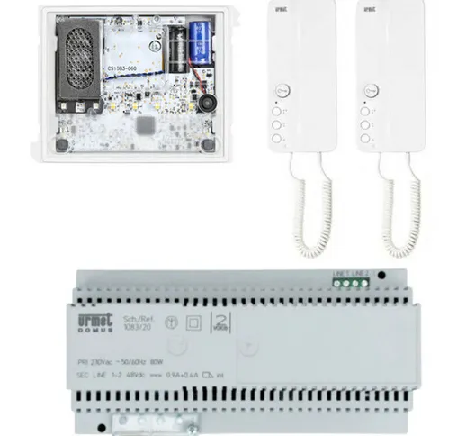 Kit Base Impianto Audio Urmet Alpha sistema 2 Voice 1183/622