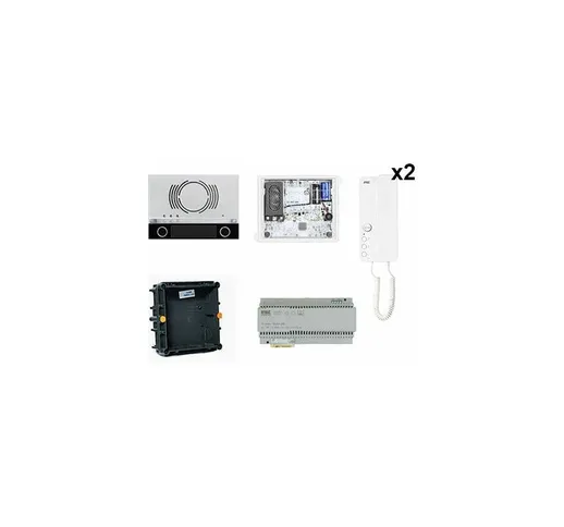 1183/322 - kit citofono alpha bifamiliare - Urmet