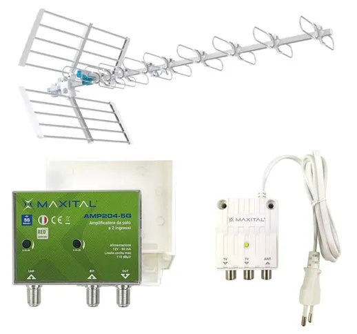 Kit  Antenna + Alimentatore + Amplificatore VKIT4LTE