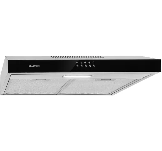 Contempo Cappa Aspirante Sottopensile 60cm 175m³/h LED Inox Acrilico