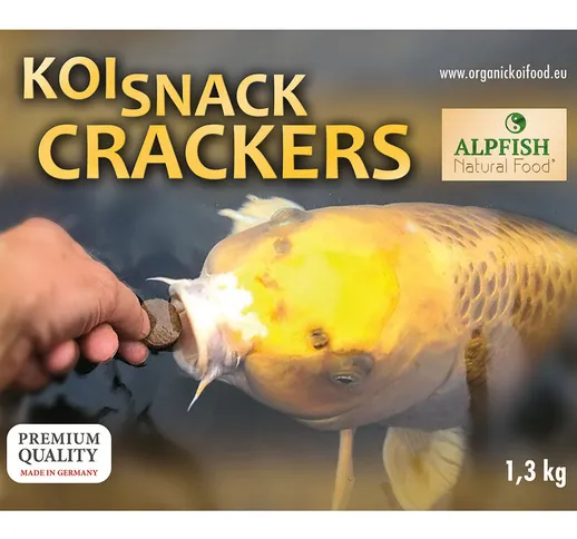 Koi Garden - Koi Snack Crackers 6 x 3,5 litri (7,8kg) gallegiante - NEW