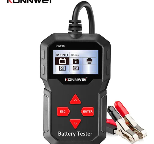 Happyshopping - KONNWEI KW210 Tester per batteria per auto da 12V per autoveicoli Strument...