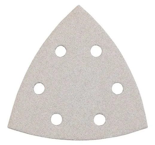 KWB QUICK-STICK Triangoli abrasivi LEGNO & VERNICE, finitura argentata, 96 mm - 492504