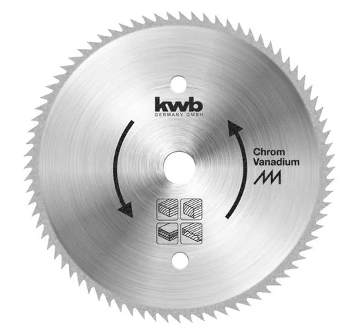 KWB Sega circolare per la costruzione e da tavolo seghe ø 250 mm - 589311