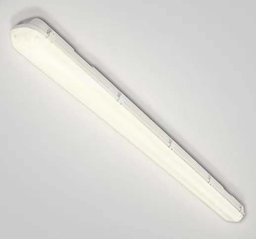 Lampada a led per locali umidi Tube Cellar lampada per lavabo 120cm bianco neutro 2X - Bia...