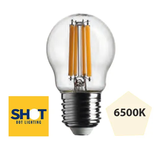 Lampada a led sfera stick e27 4,5w 6500k fascio 360 wld3104x1