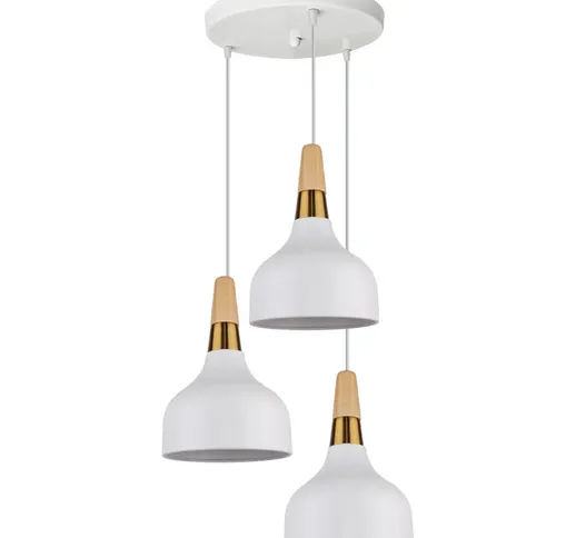 Wottes - Lampada a sospensione ferro battuto creativo moderno ristorante bar E27 lampadari...