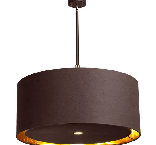 Etc-shop - Lampada a sospensione plafoniera lampada a sospensione acciaio ottone d 70 cm l...