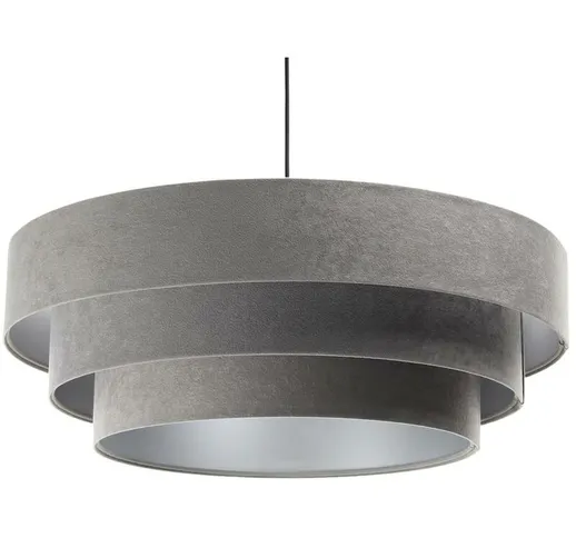 Lampada a sospensione Triniti Grigio 1xE27 h: 102 cm ø 60cm dimmerabile