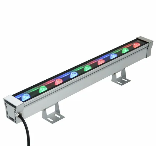 B&s - Lampada barra led rgb soffitto parete 9 led 9w 50cm