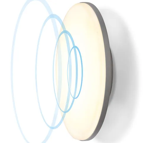 Lampada da esterno a LED con luce bianca calda, 1400 lm. Rilevatore di movimento a 360 ° L...