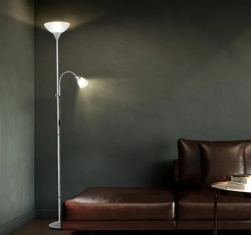 Etc-shop - Lampada da lettura Uplighter, lampada da soggiorno, lampada da terra, regolabil...