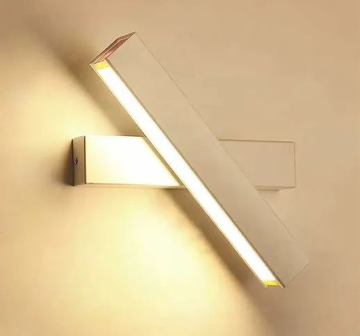 Lampada da Parete a LED Moderna 12W Design Creativo Applique da Parete Bianca Calda Intern...