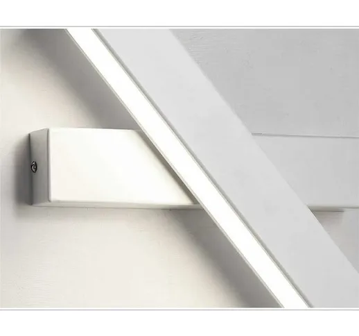 Lampada da Parete a LED Moderna 12W Design Creativo Applique da Parete Bianca Freddo Inter...