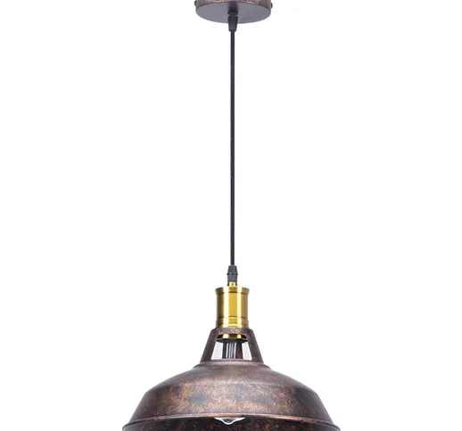 Lampada da Soffitto Regolabile in Altezza 27cm Lampada a Sospensione Industriale Vintage L...
