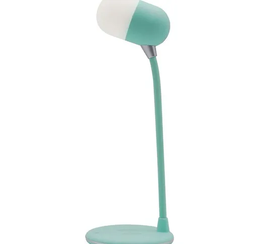 Altoparlante Bluetooth wireless con lampada da tavolo a led a temperatura di colore a tre...