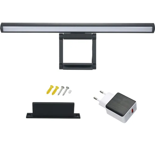 Lampada da tavolo a LED USB Monitor per computer Luce dello schermo Protezione per gli occ...