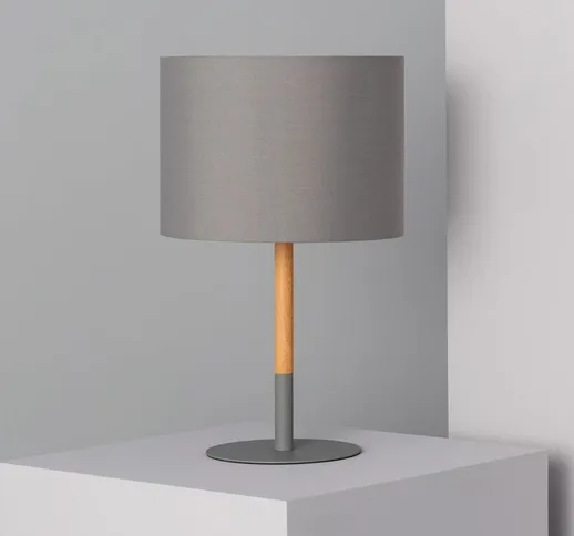 Ledkia - Lampada da Tavolo Silinda Grigio250 mm - Grigio$250 mm