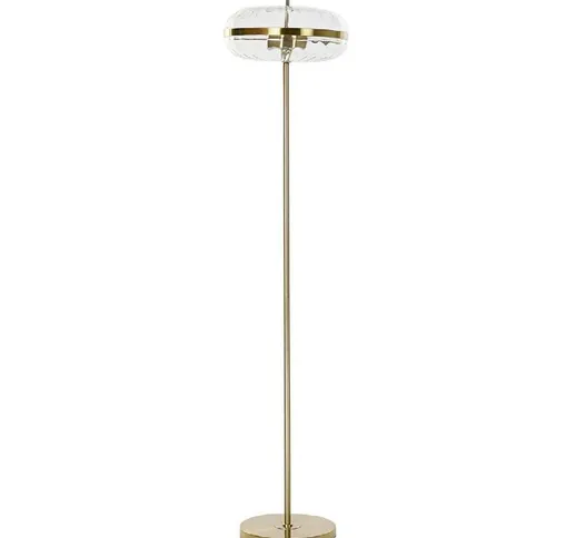 Lampada da Terra Metallo Vetro (35 x 35 x 155 cm) - Dkd Home Decor