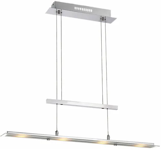 Etc-shop - Lampada Drawbar lampada a sospensione plafoniera soggiorno led con regolazione...