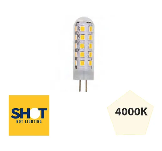 Lampada g4 a led bispina 2.5w 4000k fascio 360° sld8603x3