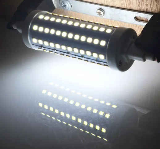 LAMPADA LAMPADINA A LED R7S LUCE 360 GRADI 118mm LUCE calda fredda 220V 10W | Luce Natural...