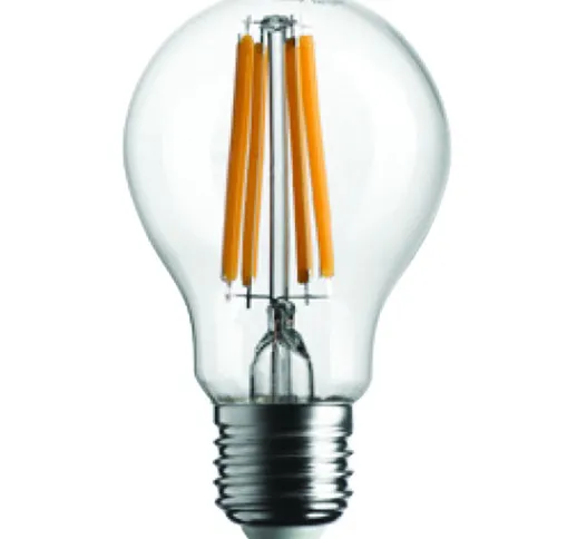  - Lampada filo led goccia stick e27 - 7w - 2700°k calda - 806 lm - 360°- 60x104h