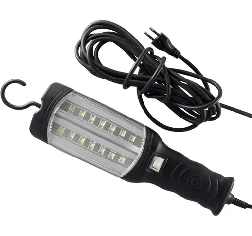 Lampada a led portatile con interruttore per officina da auto 14 led 8W (36221)