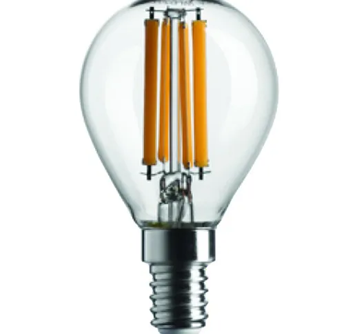  - Lampada filo led sfera stick e14 - 4,5w - 2700°k calda - 470 lm - 360°- 45x80h