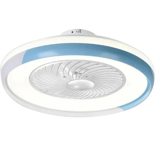 Lampada moderna per ventilatore a soffitto con telecomando Luce a 3 colori 3 velocita Vent...
