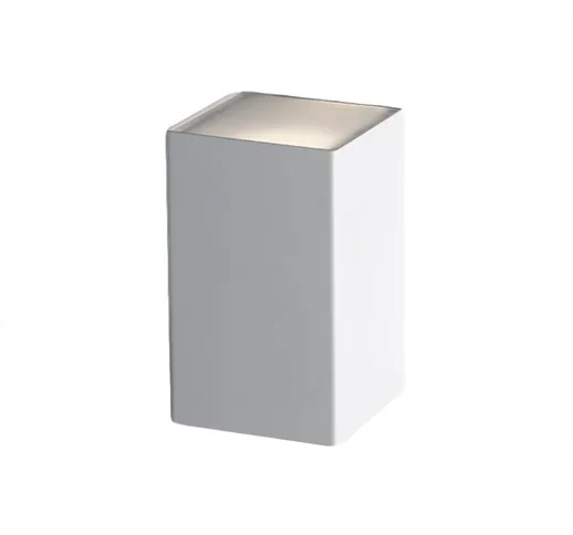 Applique moderno cubick 767 5a 9w led lampada parete biemissione dimmerabile 10.5cm 760lm...