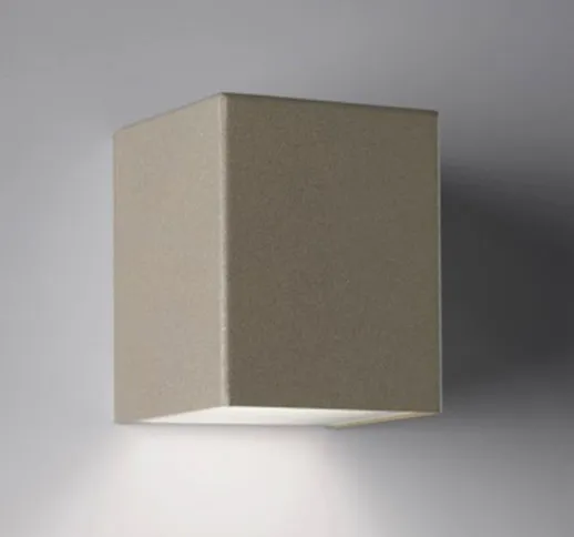 Applique moderno cubick 899 9a 13w led lampada parete monoemissione dimmerabile 11.5cm 114...