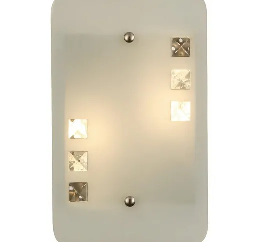 Lampada parete design metallo leggero illuminazione luce vetro Esto Orbit 848.842