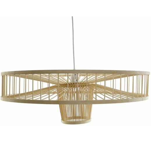 Lampadario Bambù (70 x 70 x 22 cm) - Dkd Home Decor