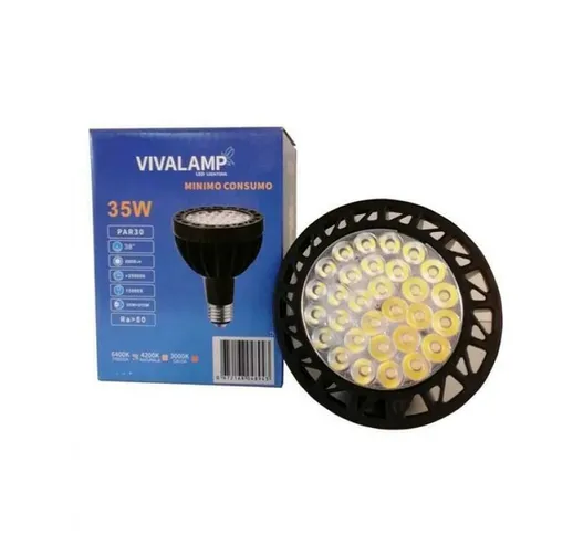 Vivalamp - Lampadina led 35w faretto spot-12v- kit 1pz 3000