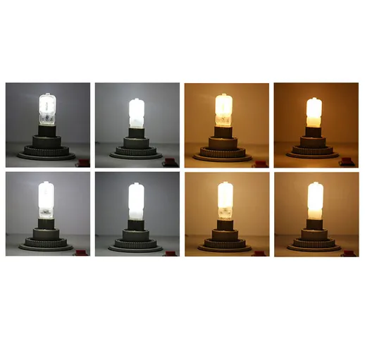 Thsinde - Lampadina LED 3W G9, luce LED bianca calda (lampadina equivalente alogena 30W) 3...