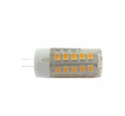 Lampadina LED Bispina G4 DC AC 12V 4W 360 Gradi Bianco Neutro 4500K Con 33 Smd 2835
