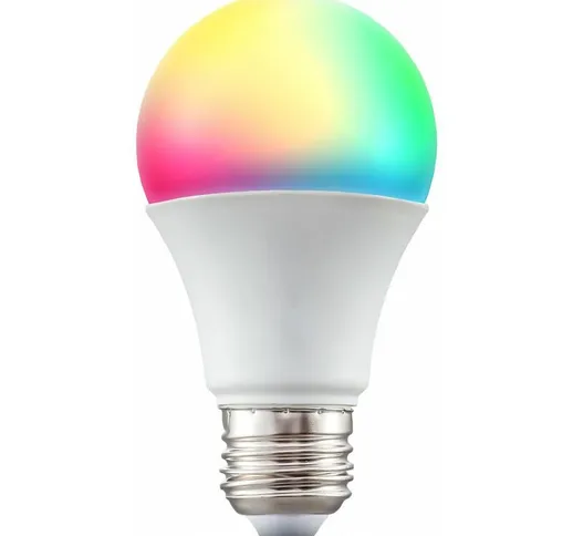 B.k.licht - Lampadina LED smart RGB E27, luce calda fredda colorata, dimmerabile con lo sm...