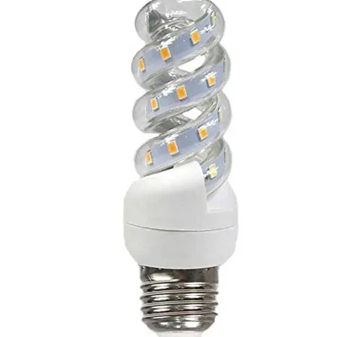 Lampadina led spirale attacco E27 22 watt luce calda 3000k luce illuminazione