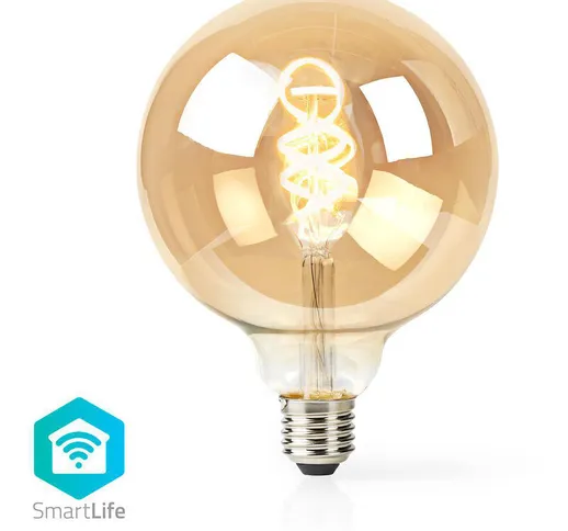  - LAMPADINA WiFi SMART LED FILAMENTO E27 BIANCO CALDO/FREDDO DIMMER 5.5W 350LM A+ APP ALE...